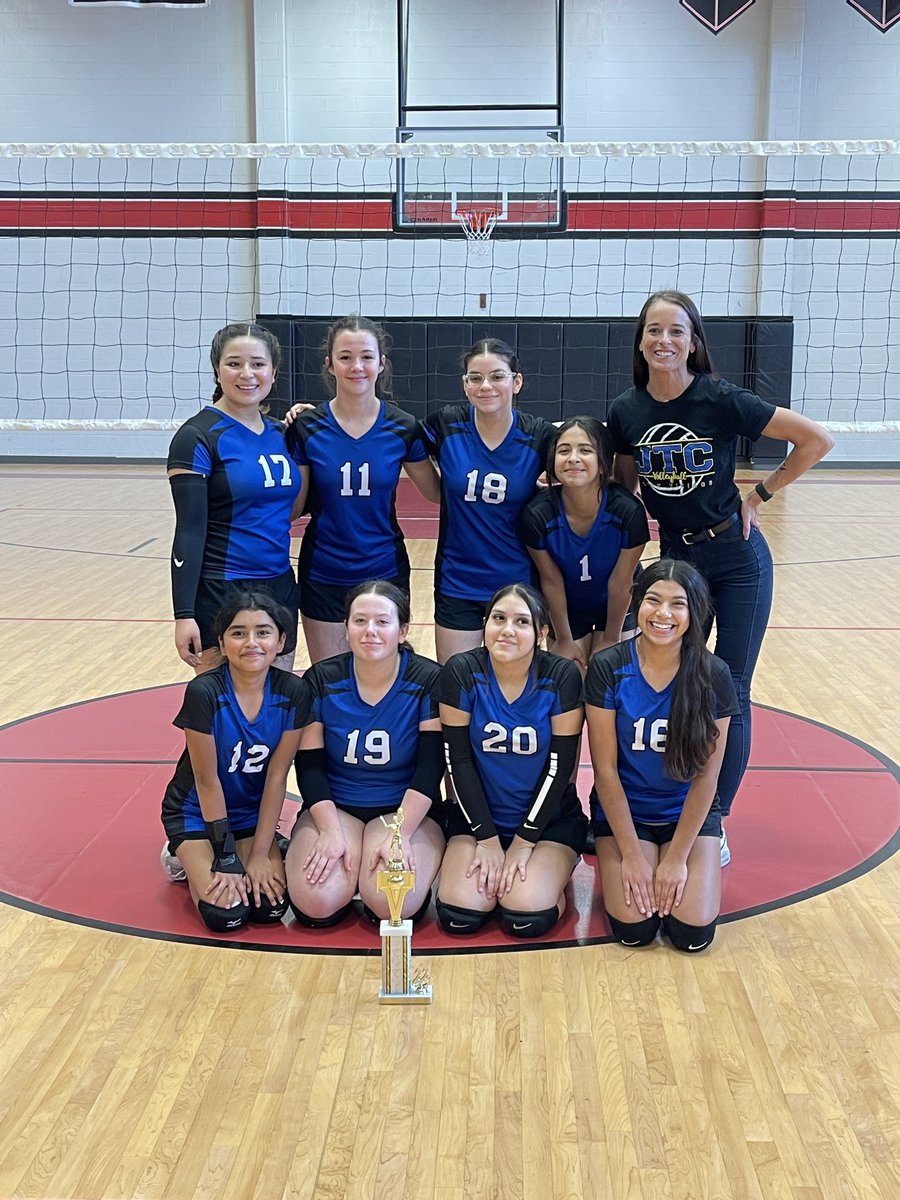 NGVolleyball's tweet photo. Congrats 🎉 to Jackson Middle School VB!!! They won 1st place in their tournament today!!! 🏆 Way to go girls and Coach Godfrey! @ng_ladyraiders @Jackson_Vikings https://t.co/e1kxCKO7Q3