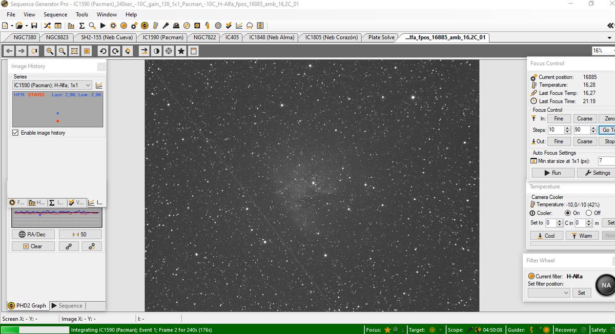 SBTastronomy's tweet photo. Disparando a NGC281 Nebulosa Pacman. 8 horas por delante para h-alfa y OIII
#astrofoto #astronomy #nochesalafresca https://t.co/nikYIqaRHQ