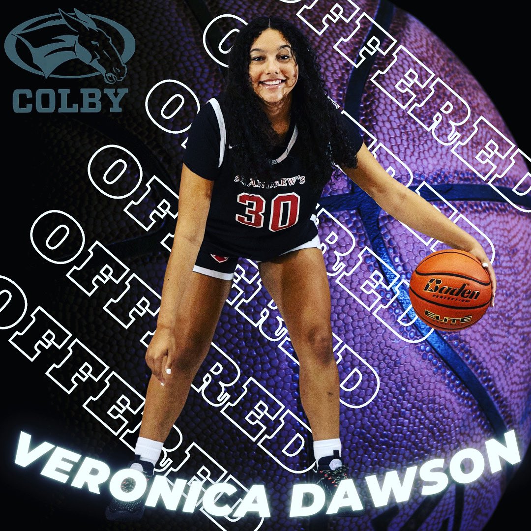 Congratulations to ‘24 Veronica Dawson <a href="/Vdawson06/">Veronica Dawson</a> for her recent offer from Colby College <a href="/ColbyWBB/">Colby Women's Basketball</a>! Veronica is the embodiment of “student-athlete.” Well-deserved!! <a href="/MCWSTARZ/">MCW STARZ</a> <a href="/BashHoopsNE/">Bash Hudson</a> <a href="/NEPSGBCA/">NEPSGBCA</a>