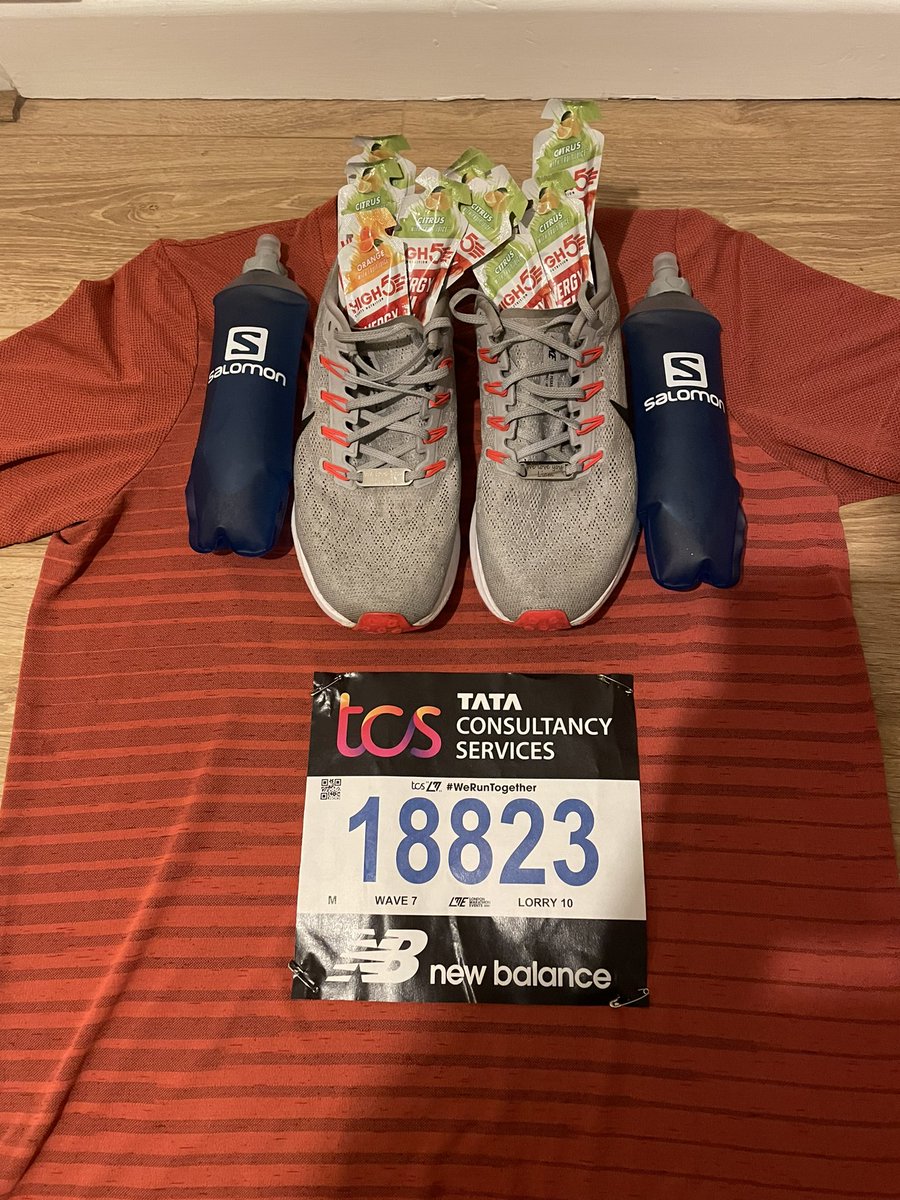 Dunny210613's tweet photo. Marathon ready. Good luck to all taking part🏃🏻‍♂️💨😀@LondonMarathon @UKRunChat @runningpunks https://t.co/rDYH7teedq