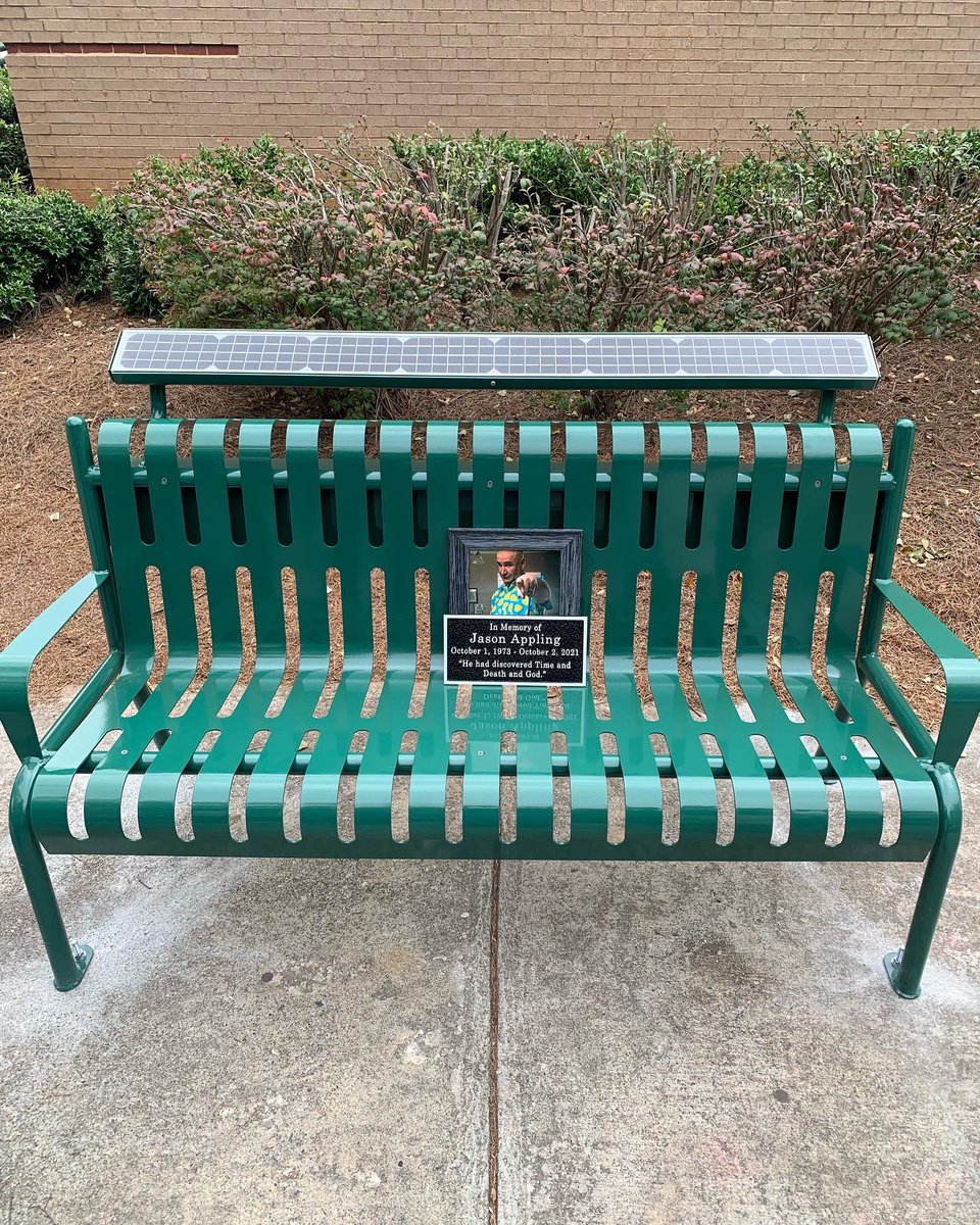 Yesterday we had the opportunity to join together and remember our beloved teacher, colleague, and friend Mr. Appling. You live on in so many ways at Collins Hill, Ap, and we miss you more than we can express. Thank you to Mr. Keefer for making this beautiful memorial possible.