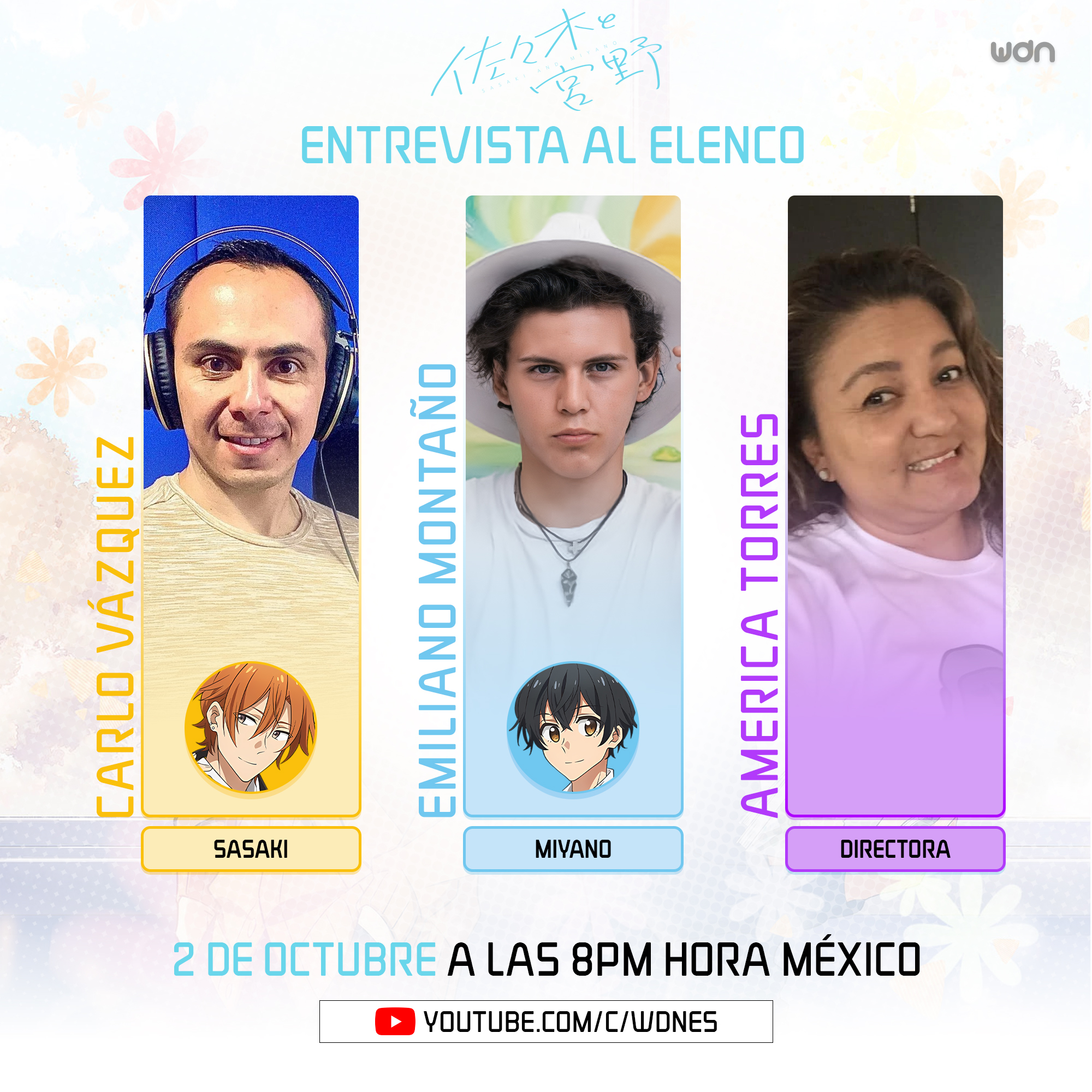 WDN ES - World Dubbing News on Twitter: "¡Recuerda que mañana a las 8 ...