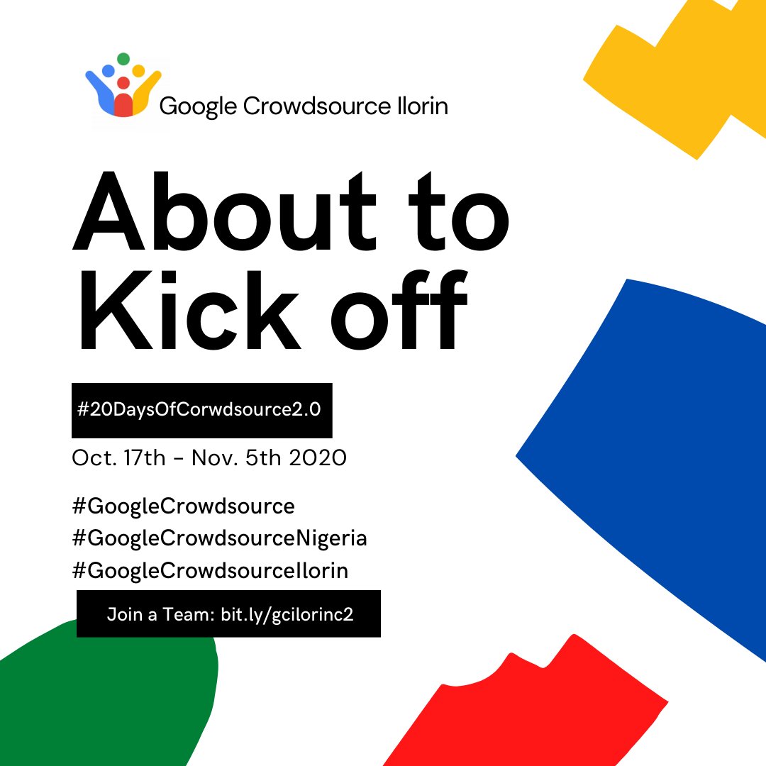 zaarab001's tweet photo. As we are planning to have our 2nd physical meetup, also the challenge is about to kick off.
Join a Team: β€οΈπππ
Let's π₯ on #20daysofcrowdsource2 #GoogleCrowdsourceilorin #GoogleCrowdsource #GoogleCrowdsourceNigeria
Open for everyoneπ
Join here: https://t.co/sec4ps7qcd https://t.co/7pt2td9yN4