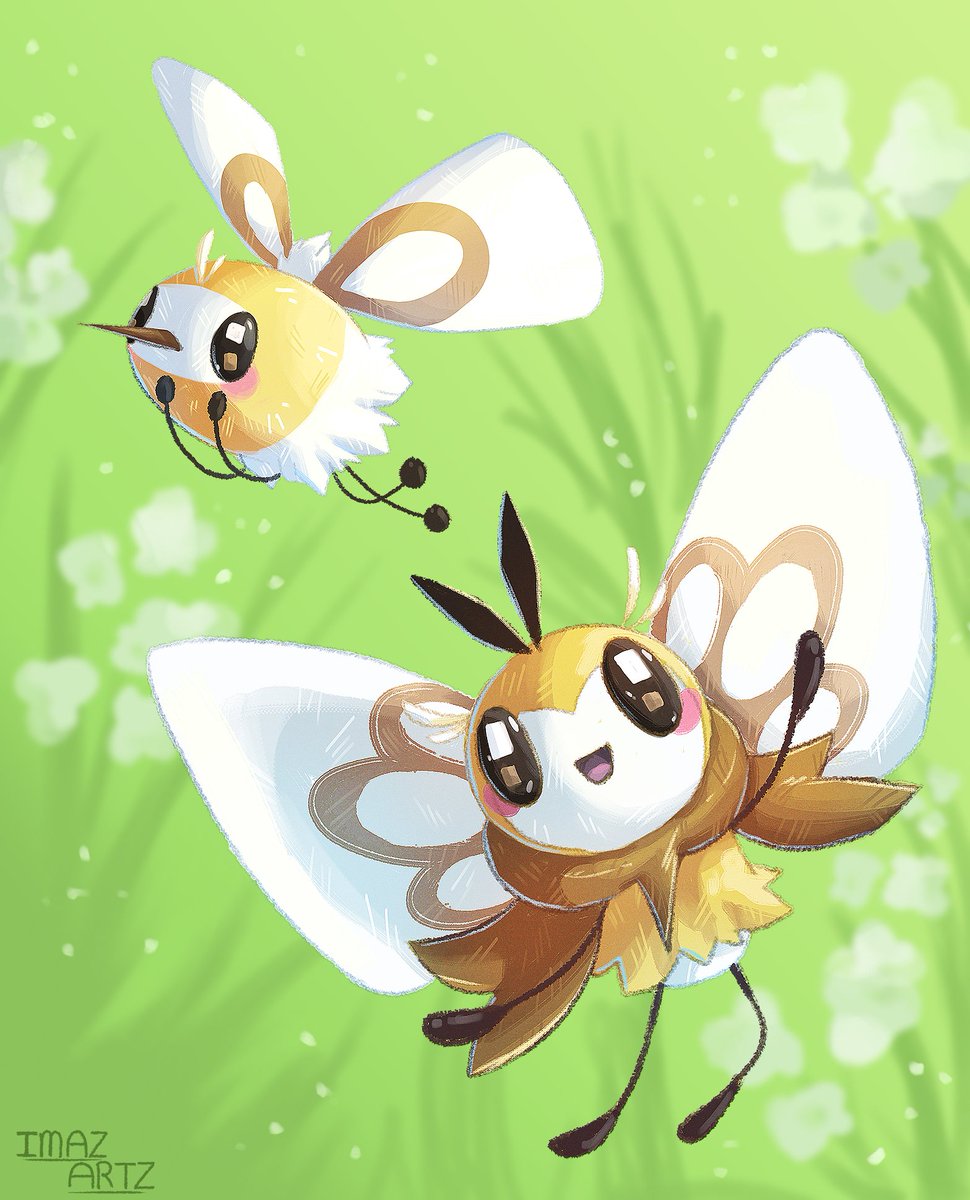 ImazArtz's tweet photo. #20 [Pokemon Evolution Line a Day] - Cute and Beeutiful 
I forgot that they exist ahh but they're so cutee!!

#fanart #pokemon #pokemonfanart https://t.co/QPf6rYRU5b