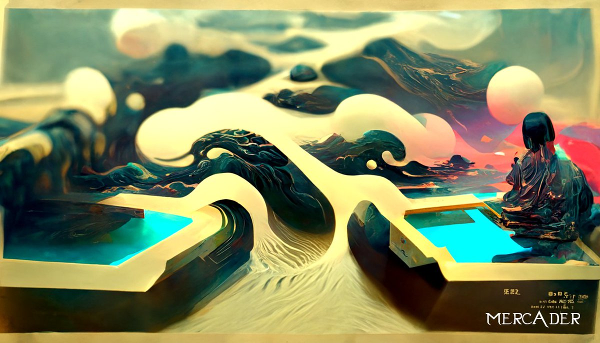 MercaderPaints's tweet photo. 'Out of Balance' #DiscoDiffusion 5.5 #AI #AIArt #AIArtwork #AIArtist #AIArtCommunity #GenerativeArt https://t.co/pLVlTGiOXq