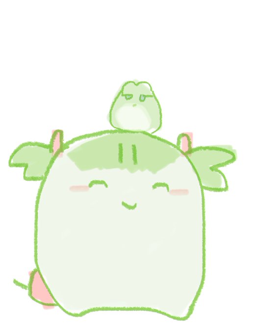 ちいさなおともだち🐸🍎 