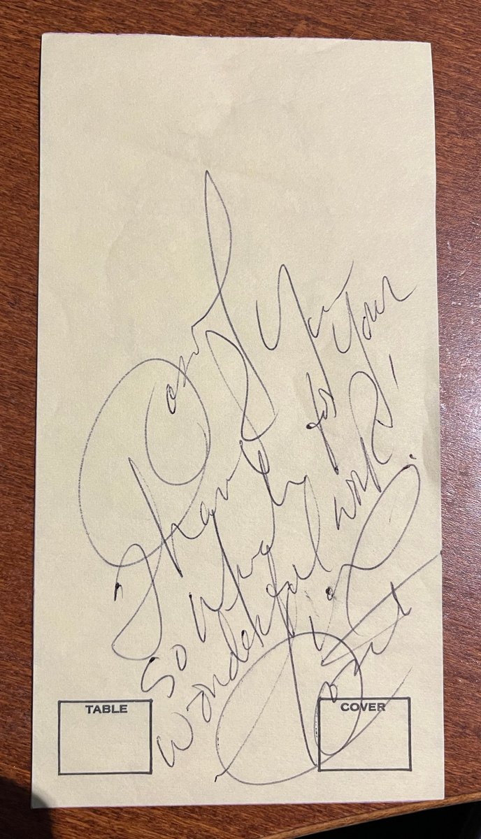 jasonnevins's tweet photo. With the 25th annniversary of @JanetJackson #thevelvetrope it reminds me of when I met Janet and she invited me to sit with her for a bit and chat while I was having dinner at #MrChows in NY. Incredibly nice ! Got her to sign something for me as well. https://t.co/klPbbxxcbc