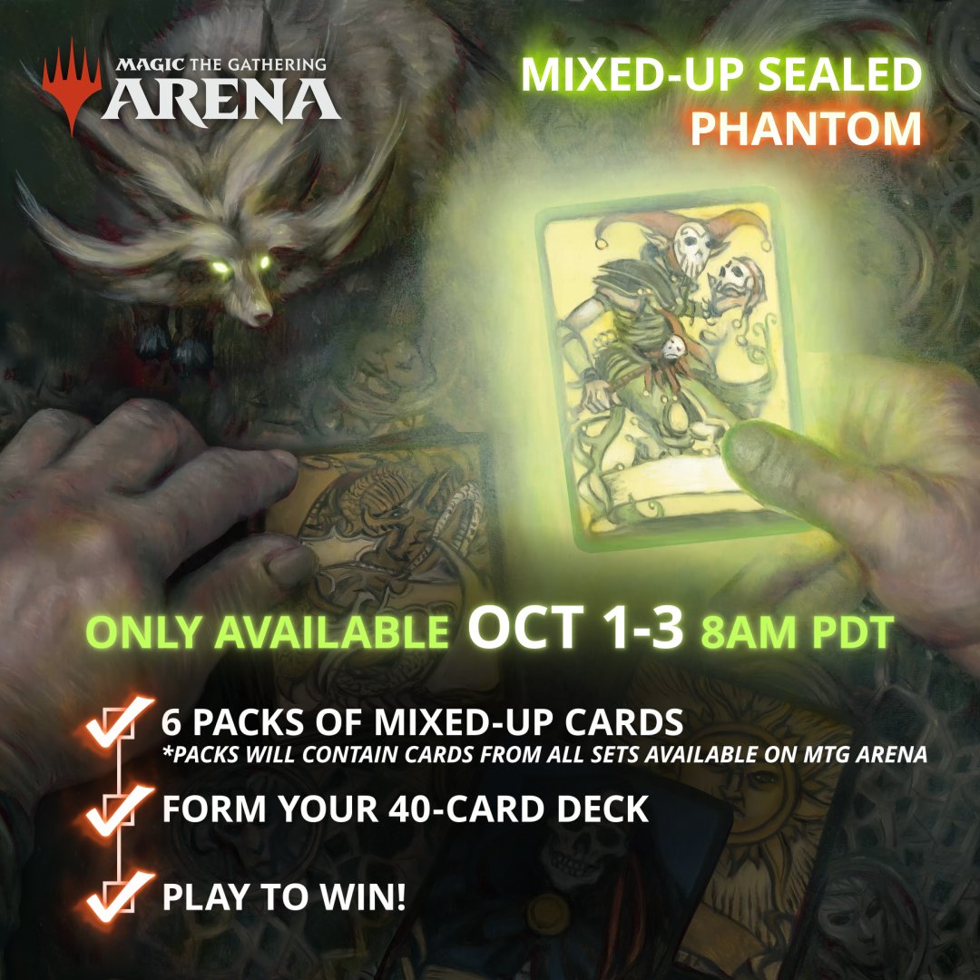 MTG Arena on Twitter "Phantom Sealed event? Yes please! Let us know