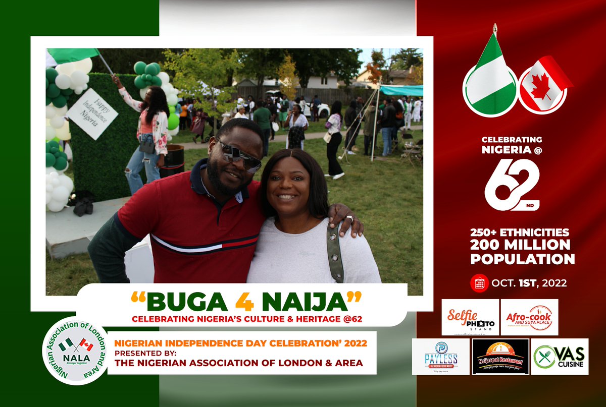 selfiefotostand's tweet photo. #Buga4Naija22 @62 funDay powered by @CommunityNala @selfiefotostand @hummuani @syedyemi @NaijaspotRestaurant @AfrocookSuyaPlace @vascuisine payless africa f https://t.co/aHyLjifKEE