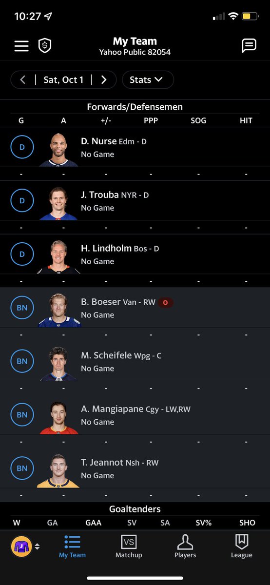 JacobConte's tweet photo. How’s my fantasy team #NHL #FantasyHockey https://t.co/zpFuj96XBG