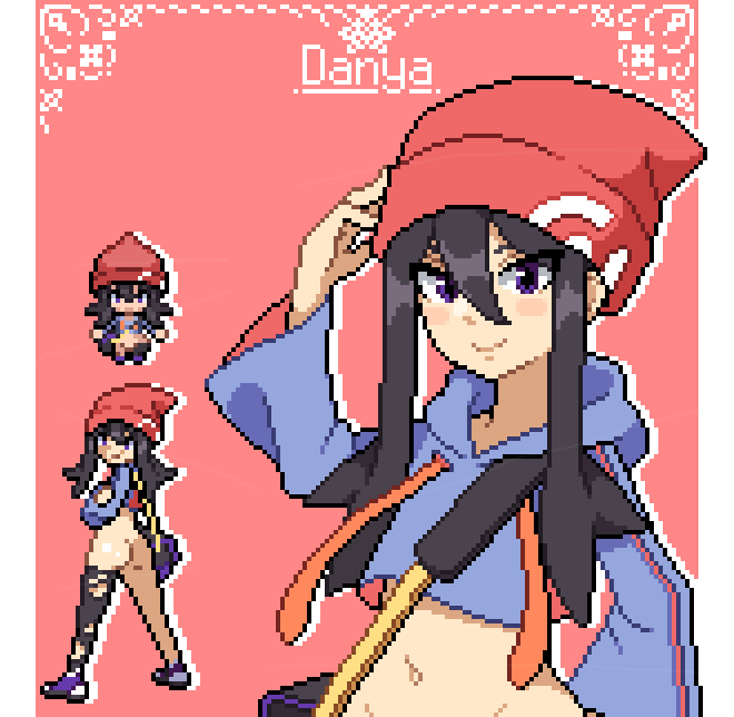 alfwenx's tweet photo. First OC i'll post here! 
Danya, a bottomless Pokemon protagonist.
MY CUTE GIRL 😭
#OC #NSFWart https://t.co/9qzsEyuwW7
