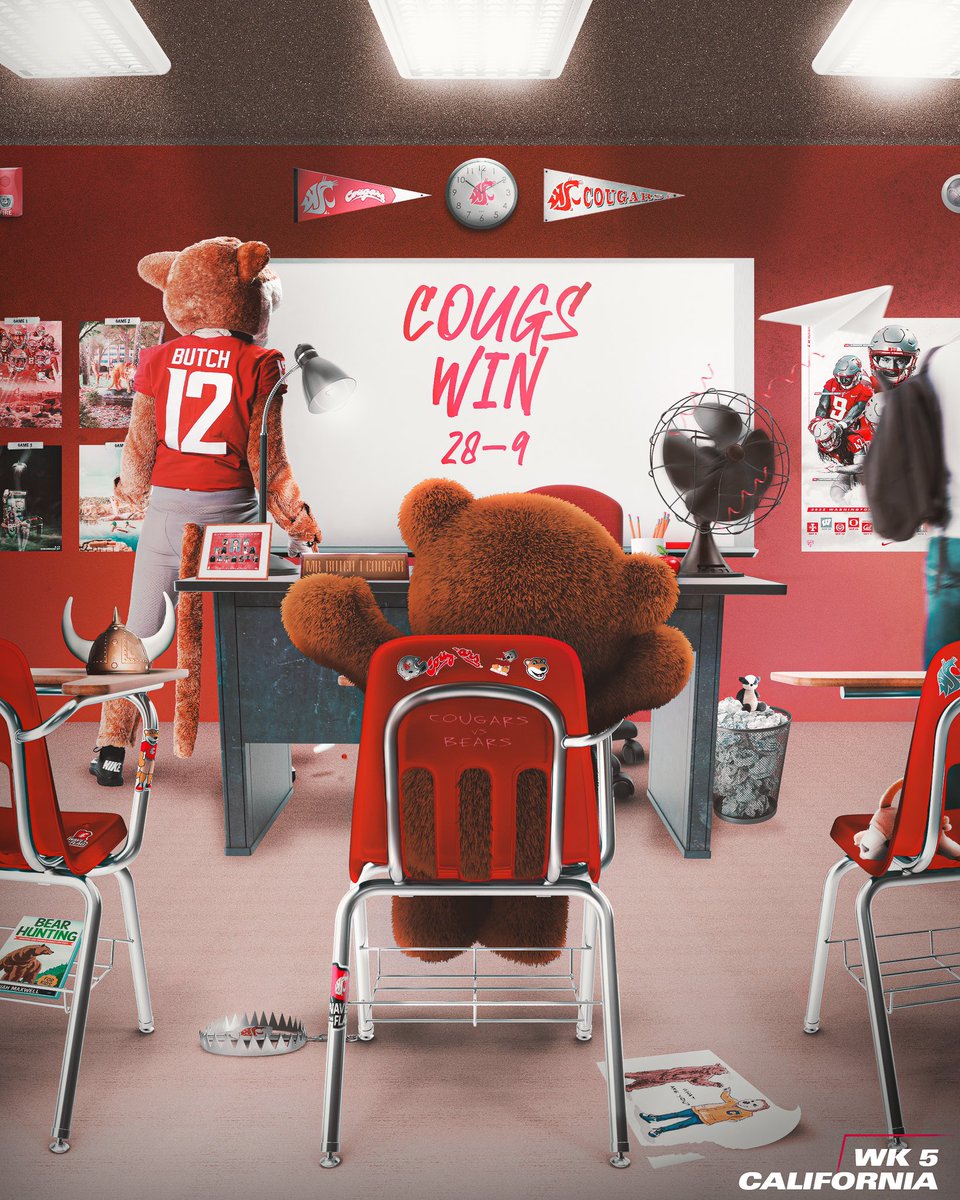 Schooled.

#GoCougs | #WAZZU