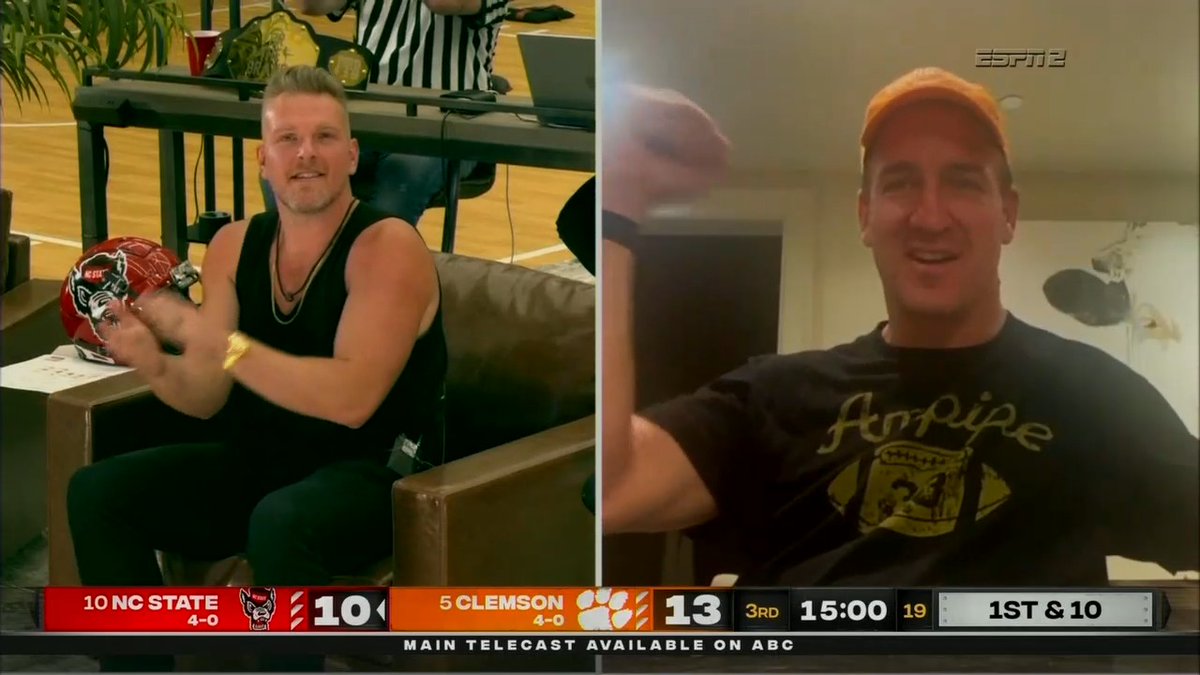 18 joins <a href="/PatMcAfeeShow/">Pat McAfee</a> on ESPN2