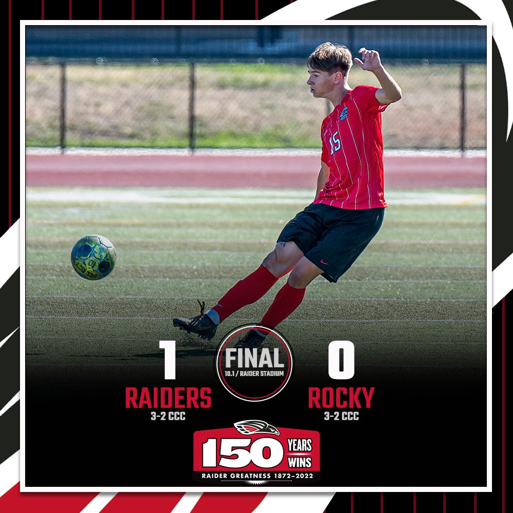SOURaiders's tweet photo. FINAL: @SOUMensSoccer's win streak hits 3!

🔴 81' Charley-Bolyard (Bruce, Norconk) https://t.co/a2gxfes0jp