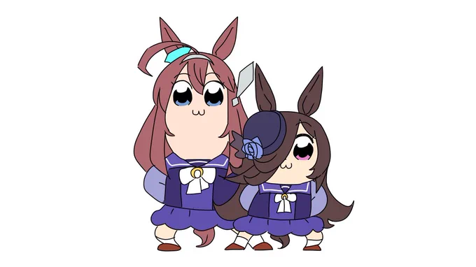 新しく始まったポプテピ1話のエンディング歌ってる人よく見たらこの2人だった 