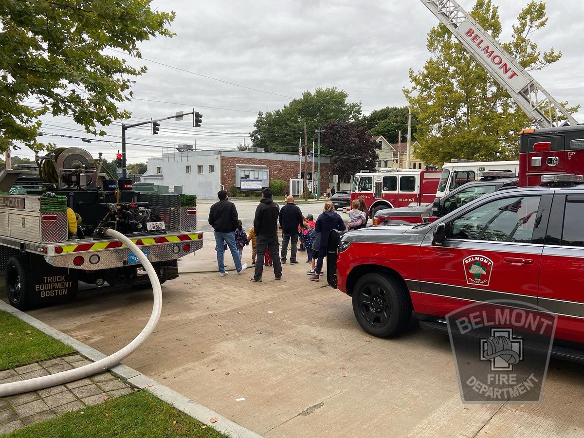 Belmont MA Fire Department on Twitter "We enjoyed seeing everyone at the open house this
