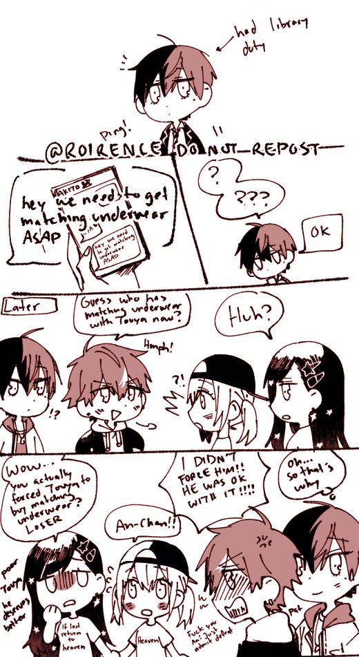 scribbled out a dumb convo 