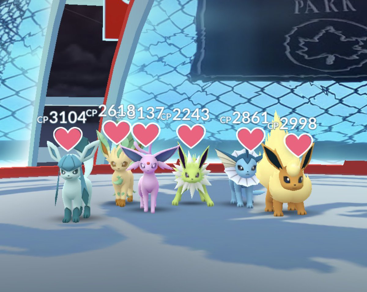 bubbilyn's tweet photo. Eevee gym! 😎 #pokemongo #pokemon #eevee #eeveelutions #teamvalor https://t.co/SDhgQAzWzU