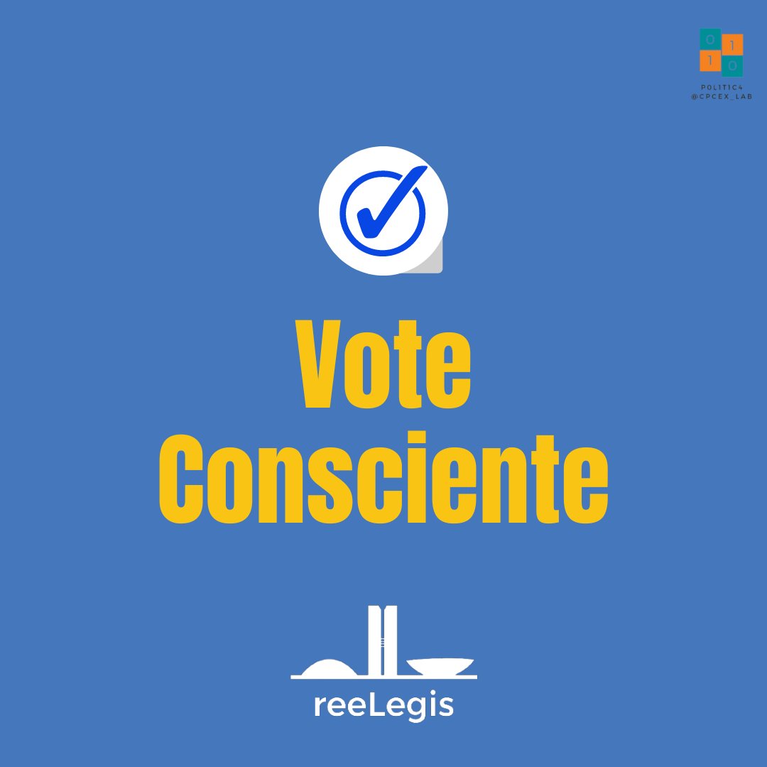 ree_legis's tweet photo. Desejamos a todas e todos uma boa eleição!

#eleicoes2022  #voteconsciente 

 @cpcex_lab @politicaufpe https://t.co/sbmkN8Qbuv