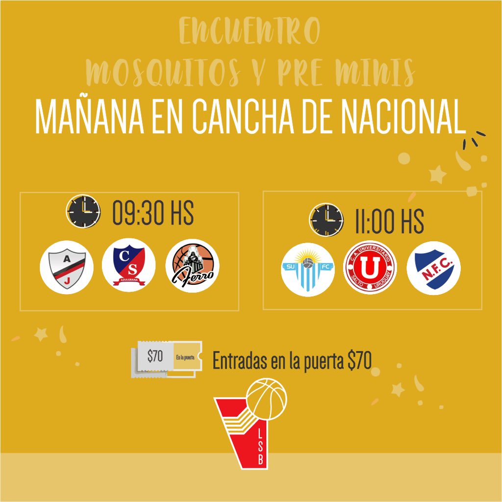 Estamos online porque mañana tenemos Encuentro de los más chiquitos y seguimos en partidos de Formativas 💛🙌🏼 ¿alguno cerquita nuestro?