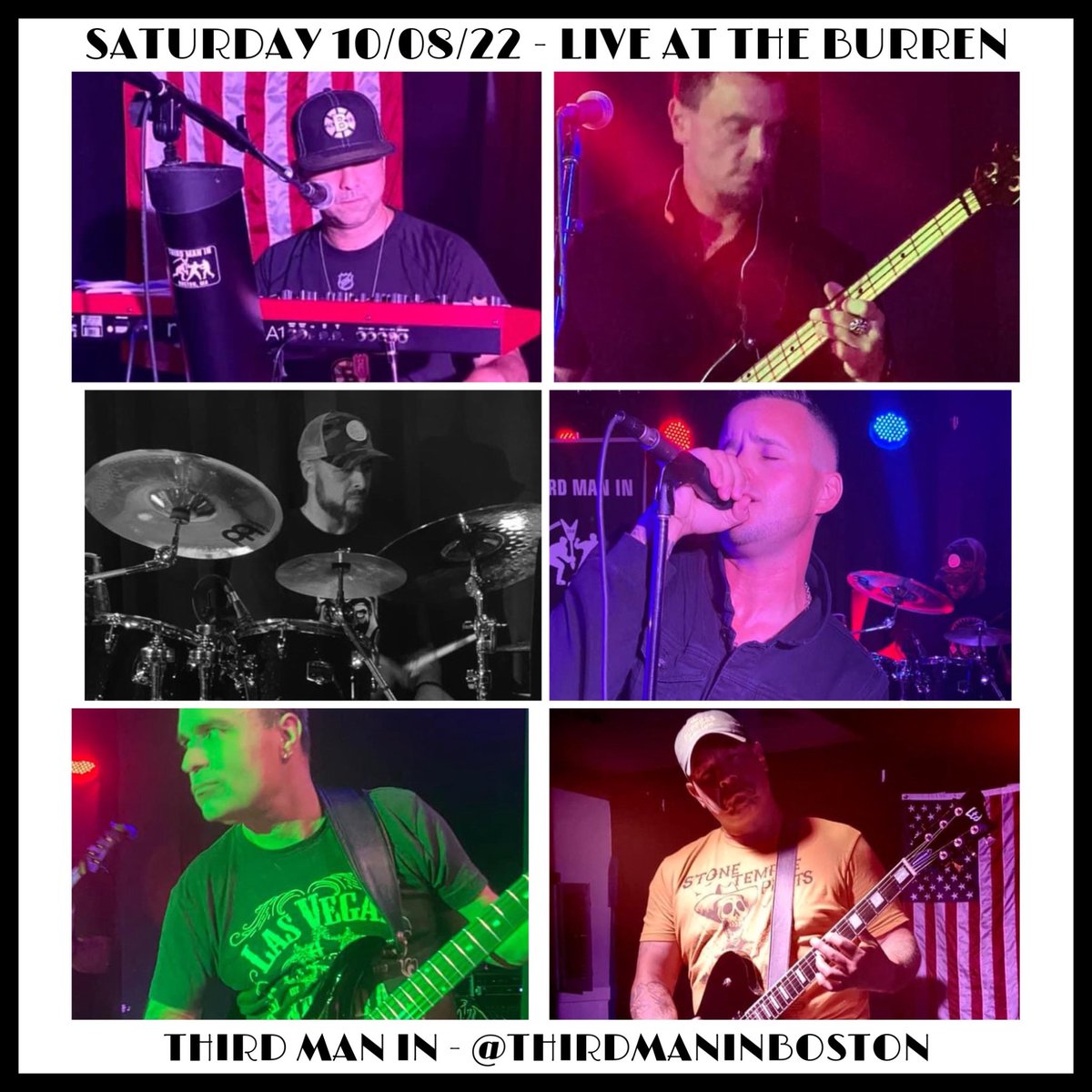 3MiBoston's tweet image. Next gig: @burrenmusic 10/08/22
#thirdmanin #3mi #boston #live #rockband