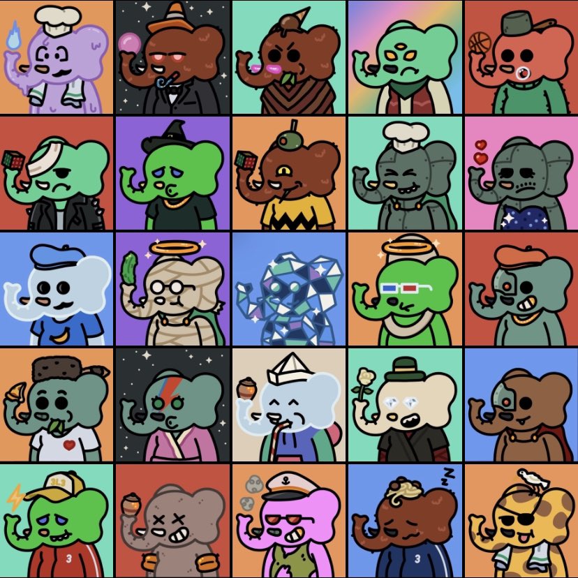 chaboi_eth's tweet image. Welcome to the #3L3Herd fam! It’s #nuttime 🥜🐘🥜 #nut #stomp