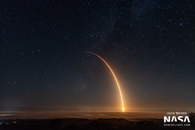 RolyTheRealtor's tweet photo. I am so proud of everyone at Firefly Aerospace for their successful launch at 12:01 AM in CA.  The rocket is now in orbit. https://t.co/A0RQImnpwI