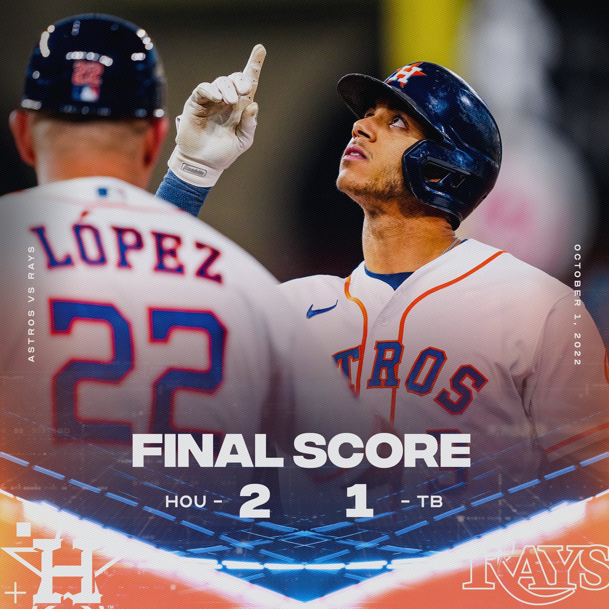 astros's tweet image. We go for the series win tomorrow.