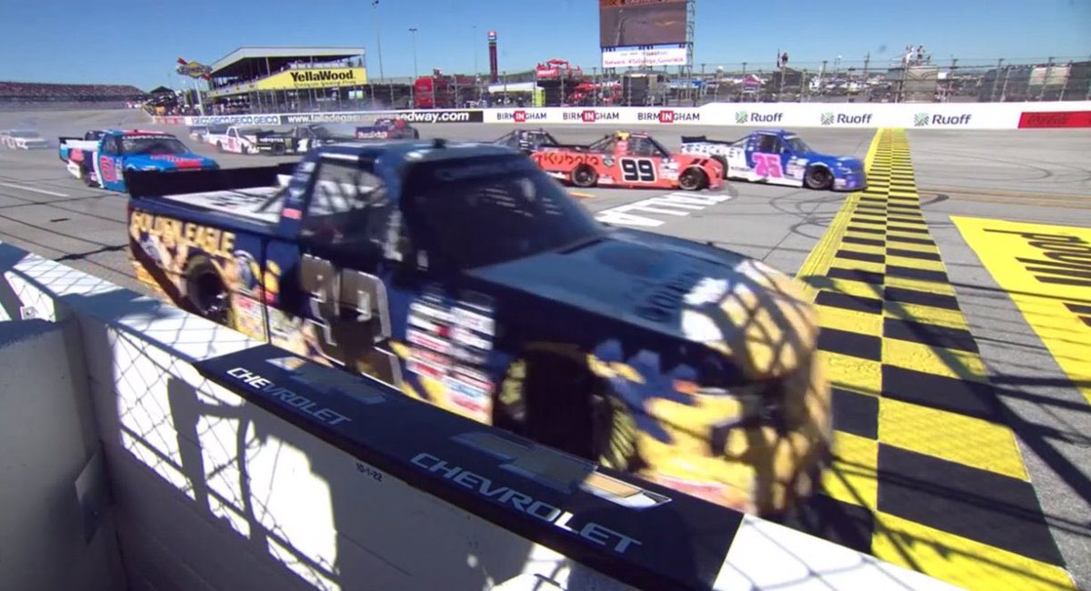 bretholmes23's tweet photo. I can’t believe we lost that one today. Hit the line first, but outcome to the time of caution. Our team and supporters deserved to come home with it. Regardless of the finish, I’m blessed to have the people that support us and the love they’ve shown https://t.co/KDN3CbrITg