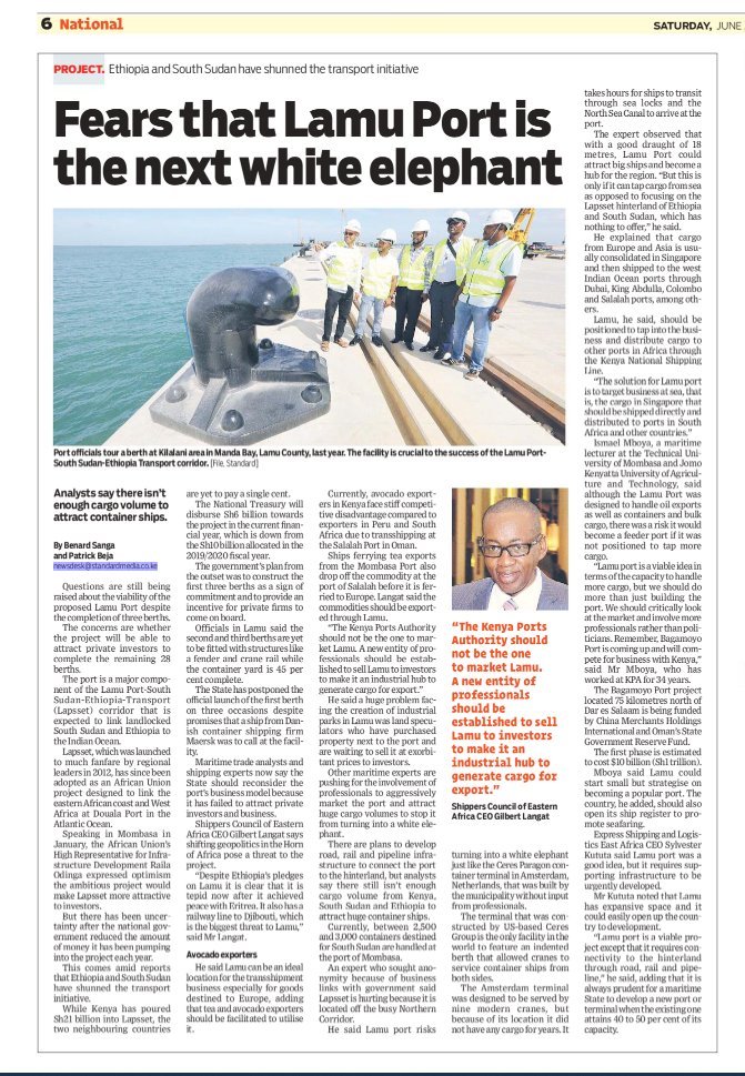 Olmoton's tweet photo. @NgumiYaPunda @InnocentWM1 @east_facts Lamu is a mere white elephant just like your SGR, where Lamus cargo been went since operations commenced? Kigoma port on the shore of Lake Tanganyika is busy and effective than lamu, https://t.co/4P6Z9AW5nh