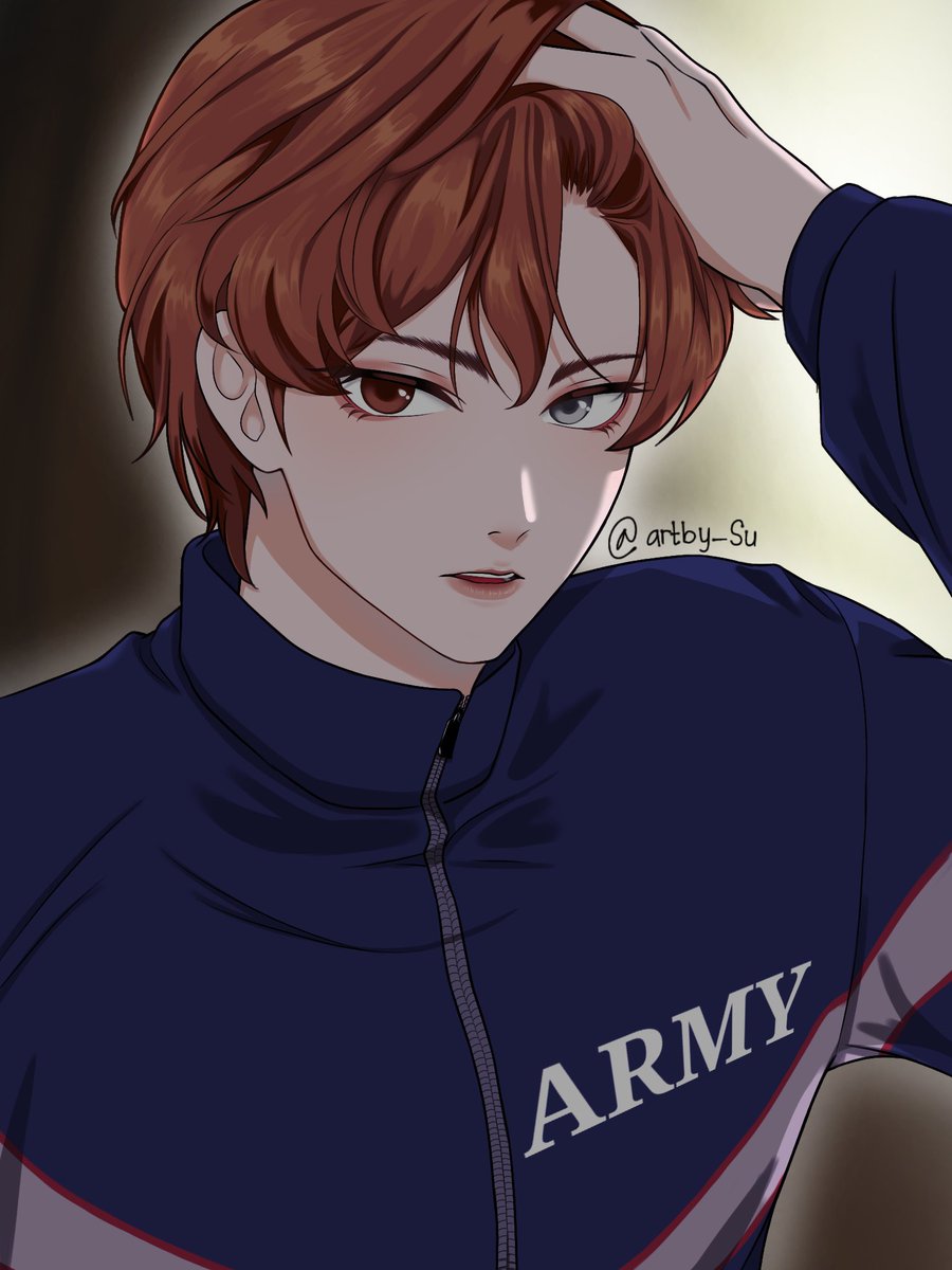 Artby_su's tweet photo. Uh.. i love his new style, what do you think? #Lookism #外見至上主義 #외모지상주의 #lookismfanart #seongyohan #johanseong #imrua #FANART https://t.co/3cZBKLFoKf