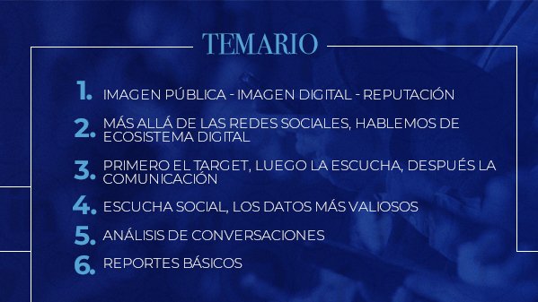 somosifopol's tweet photo. La escucha social es fundamental para la toma de decisiones en un gobierno o campaña electoral.
Aprende más del #SocialListening con la consultora @Greciaae en nuestro taller "Social listening: escuchar para entender y ganar"💪
Regístrate👇🏻 https://t.co/soSsC4iJvx y gana una beca https://t.co/jbEUMvzgzB