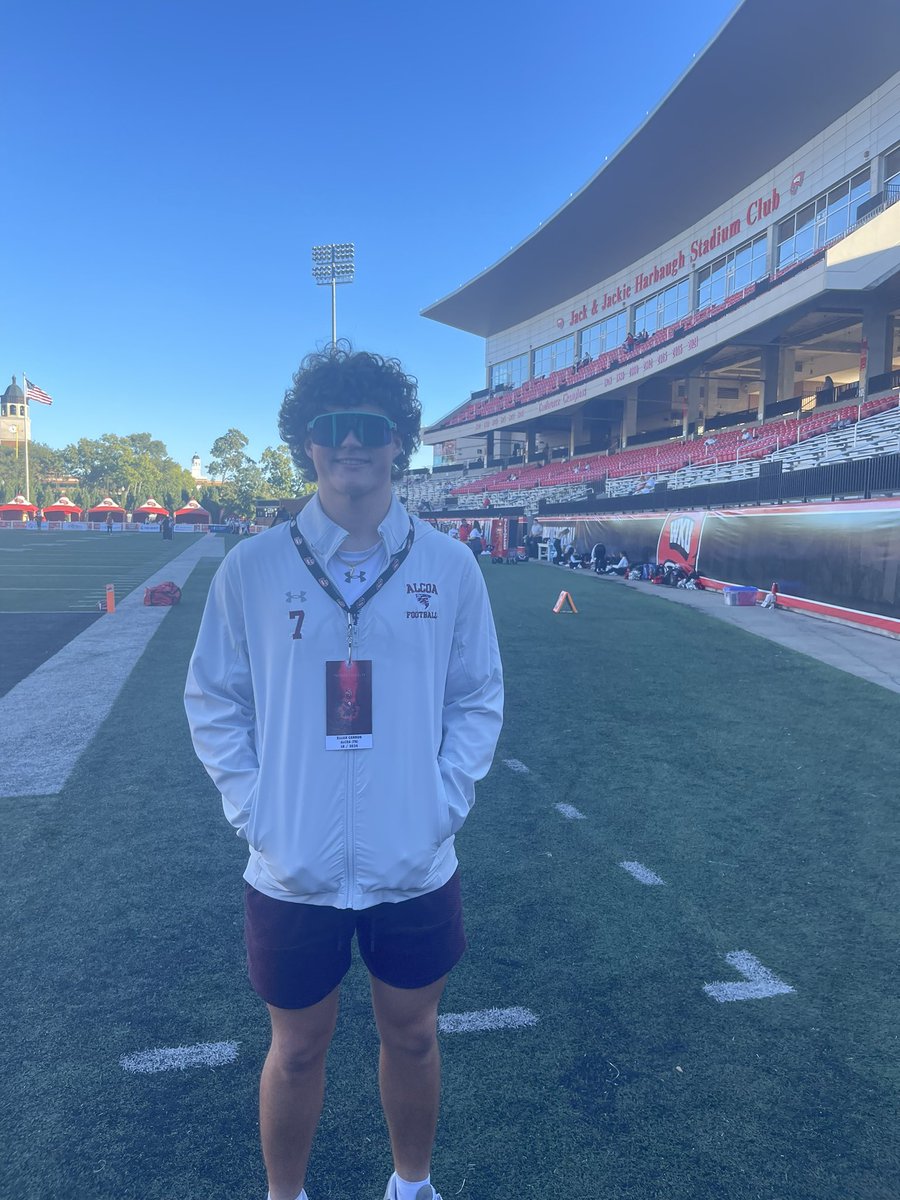 Elijah_cannon_7's tweet photo. Had a great experience at @WKUFootball today! I seriously can’t wait to be back on campus!! @lamattina_nick @WKURecruiting @Coach_Helton @NCEC_Recruiting @alcoafootball @CSmithScout https://t.co/M4UAxH8ucX