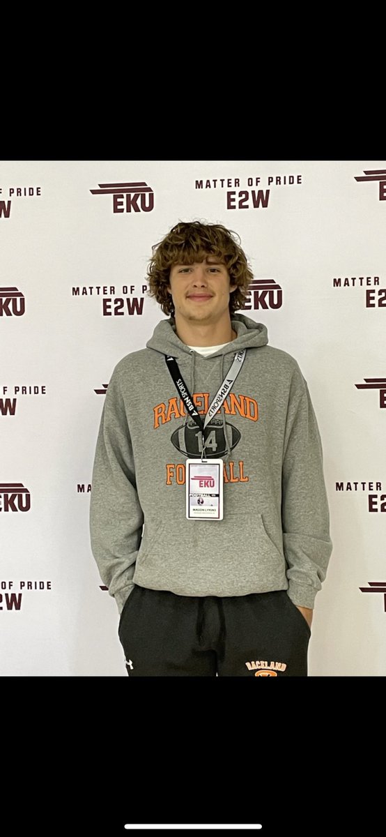 Had a great time today <a href="/EKUFootball/">EKU Football</a> Thank you <a href="/g_mcpeek/">Garry McPeek</a> <a href="/Cox83Caleb/">Caleb Cox</a> for having me today.
