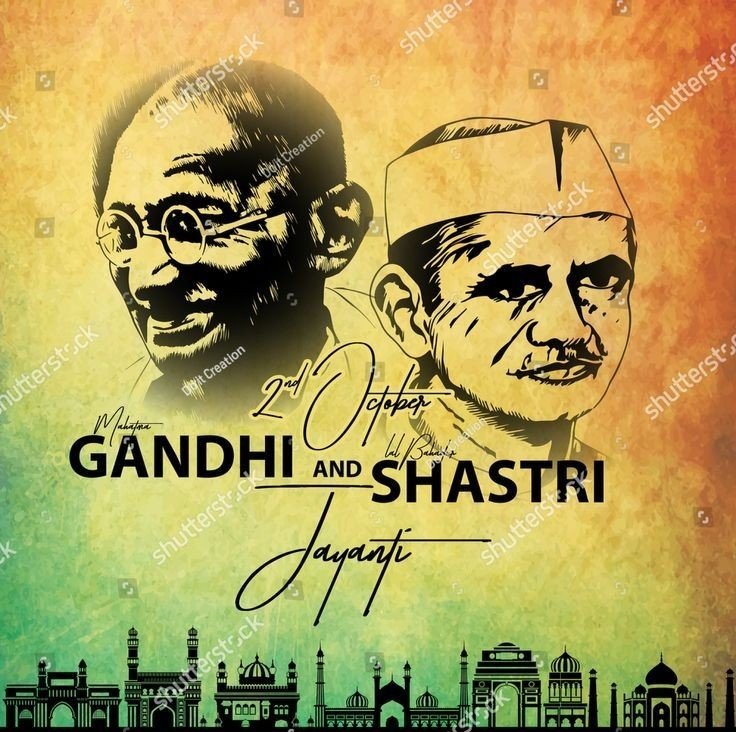 CzarAbhi's tweet photo. Let's remember Gandhi Ji &amp; Shastri Ji on their birth anniversary. Heartfelt tributes for their bits that paves the way of our nation building.
#GandhiJayanti2022 #ShastriJayanti #GandhiJayanti #LalBahadurShastri https://t.co/20VvlSHnsd