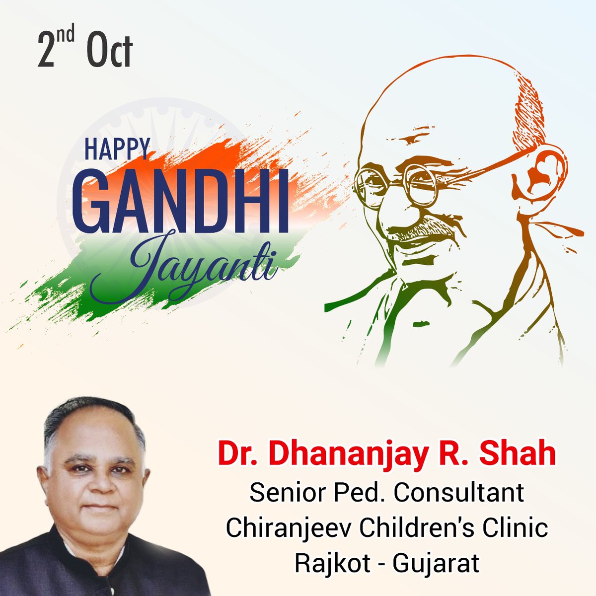 DhananjayIap's tweet photo. Let us all follow the path of truth and pay homage to our Father of the Nation on this day.Happy Gandhi Jayanti
#gandhijayanti #mahatmagandhi #gandhi #india #gandhiji  #october #happygandhijayanti #fatherofthenation #freedom #bapu #mahatma #love #peace #indian #fatherofnation https://t.co/iyq04J2dsd