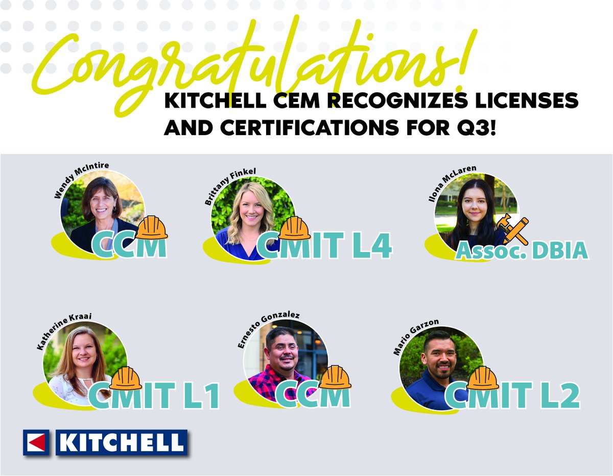 KitchellCos's tweet photo. #Kitchell is proud to recognize these employee-owners who show their commitment to giving our clients the best project teams possible by pursuing continued education. Congratulations! #kitchellcem #kitchellexcellence #kitchellcareers #kitchellculture https://t.co/dRvbfGCpXb
