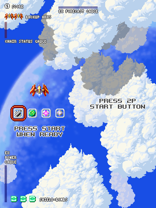 CarboHydroM's tweet photo. Post summer update on my dear #SecondLegacy ! To name a few changes: gameplay-tweaking items, stage checkpoint selection, tutorial simulator replacement. See the whole write-up for more details here: https://t.co/9HNK02ipIW #gamedev #shmups https://t.co/Hpvt7R7WdI