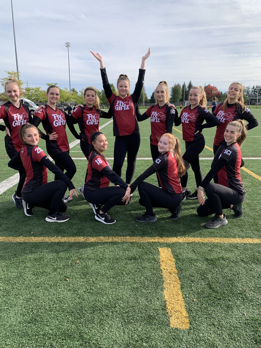 SCIdance's tweet photo. Thanks #LondonBeefeaterFootball for having us open your HoCo game today!!! #winatsouth #flygirlz #danceeducation #falldays #sci https://t.co/OJ1FC6Z1x3