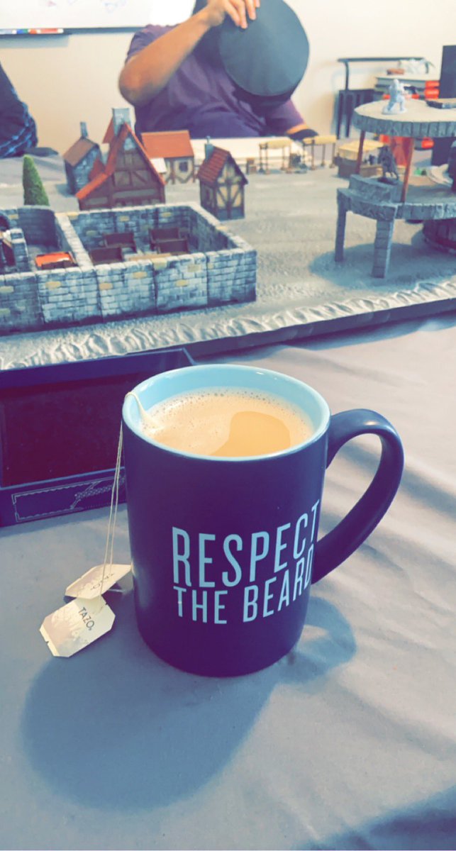 TheBeardedOne__'s tweet photo. It’s a good day for tea and D&amp;D https://t.co/HPdNuarzoX