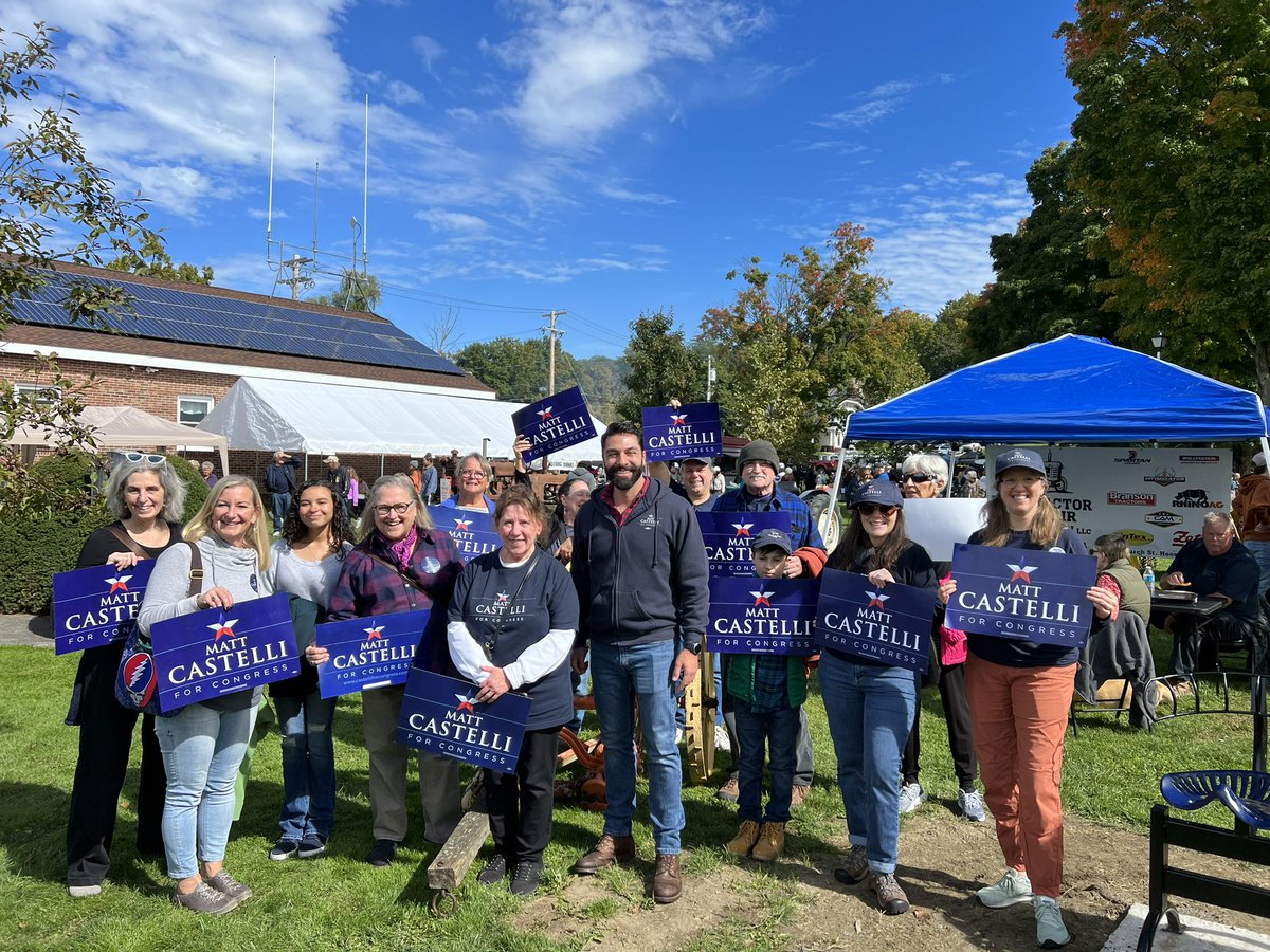 Matt Castelli on Twitter "Hello Hoosick Falls! TeamCastelli was out