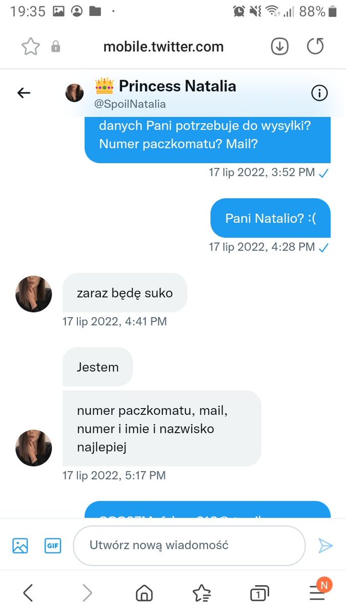 kompletnienikt0's tweet photo. Nie kupujcie niczego od @SpoilNatalia. W połowie lipca zapłaciłam za skarpetki. Minęło już 2,5 miesiąca. Najpierw mnie zbywała, a na końcu zupełnie przestała odpisywać. Jestem naiwna, bo wierzyłam jej i oddałam łącznie tysiąc zł. Reszta screenów w komentarzu. https://t.co/P7GhHuio7Z