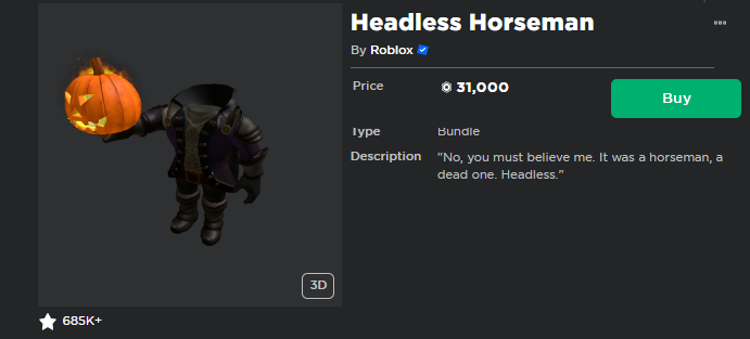 highdownforce's tweet photo. Now that October is here, HEADLESS SEASON IS ON

I’m doing a 2 ROBUX Giveaway!!!

TO ENTER:
1. Like❤️ and RT (Retweet) ♻️this post
2. Follow me (
@xTotxl
) 
3. Reply “Done” ✅

Winner rolled 1 weekfrom now.
Good luck!!!!
#Roblox #RobloxDev #robux #robuxgiveaway #Giveaways https://t.co/DCCYLF9vBH