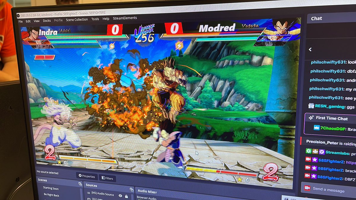 585FighterZ's tweet image. The 585 is LIVE with #DBFZ! @UpstateUproar Regional Tournament !! #FGC 
Twitch.tv/585FighterZ @IndraxxNY