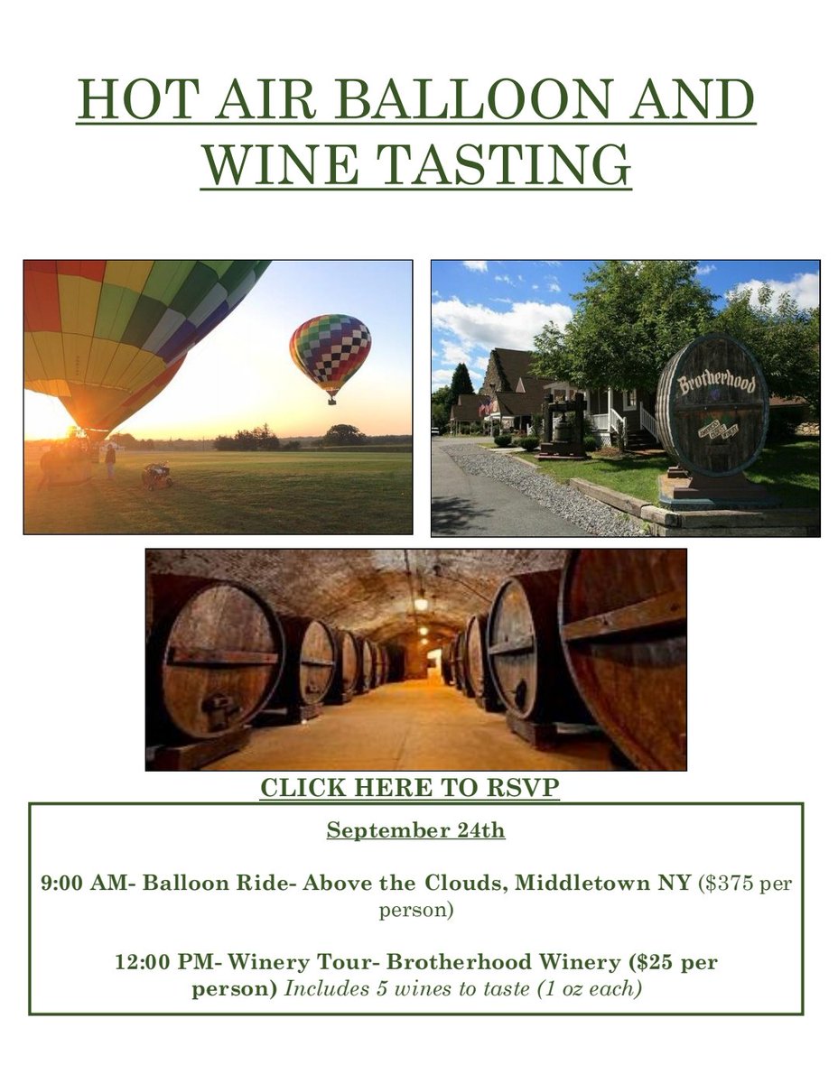 Check out these two great events sponsored by the <a href="/ParamusRotary/">Paramus Rotary</a>! #PeopleofAction #ImagineRotary #winetasting #balloonride