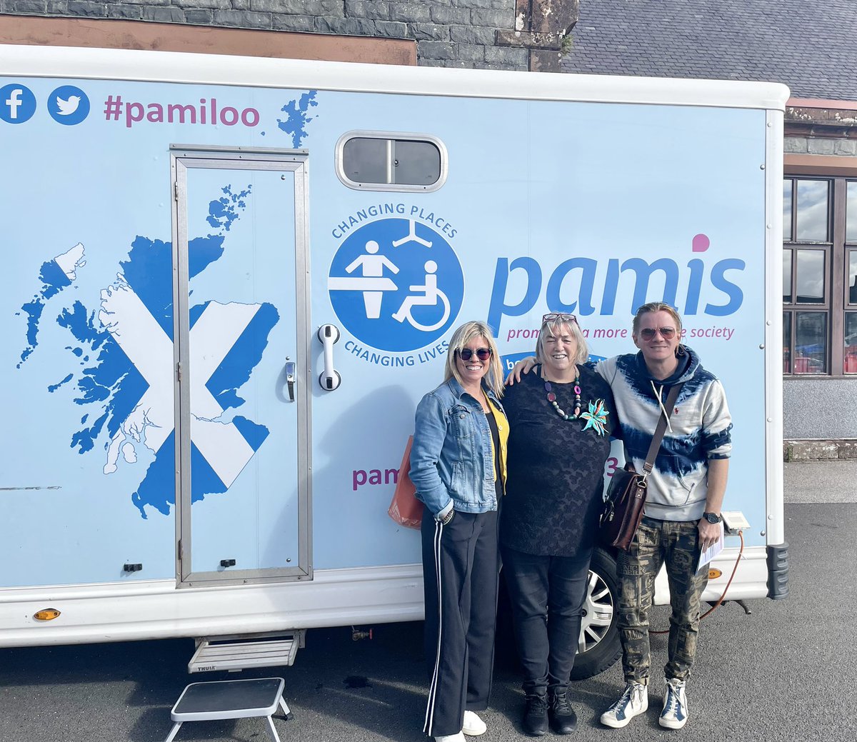 Steve Antony (@mrsteveantony) on Twitter photo I am following a toilet on Twitter.
Not just any toilet - The #Pamiloo. <a href="/pamiloocp/">pamiloo</a>.
Here, the <a href="/PAMIS_Scotland/">PAMIS</a> Pamiloo is parked outside our <a href="/WigtownBookFest/">WigtownBookFestival</a> 'You Can!' event venue. <a href="/Stricolo/">Alexandra Strick</a> <a href="/maureen_phillip/">Maureen@maureenpamis</a> I am following a toilet on Twitter.
Not just any toilet - The #Pamiloo. <a href="/pamiloocp/">pamiloo</a>.
Here, the <a href="/PAMIS_Scotland/">PAMIS</a> Pamiloo is parked outside our <a href="/WigtownBookFest/">WigtownBookFestival</a> 'You Can!' event venue. <a href="/Stricolo/">Alexandra Strick</a> <a href="/maureen_phillip/">Maureen@maureenpamis</a>