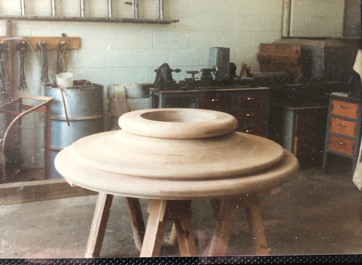 Not_At_Disney's tweet photo. It’s Epcot’s 40th today. Our family will always have a special connection to the original Epcot since my FIL built the census counter. Sadly Disney has no idea where it went when it was removed. Here are a few pics if it being built in his shop before it was transported to Fla. https://t.co/iLlXV3LHVG