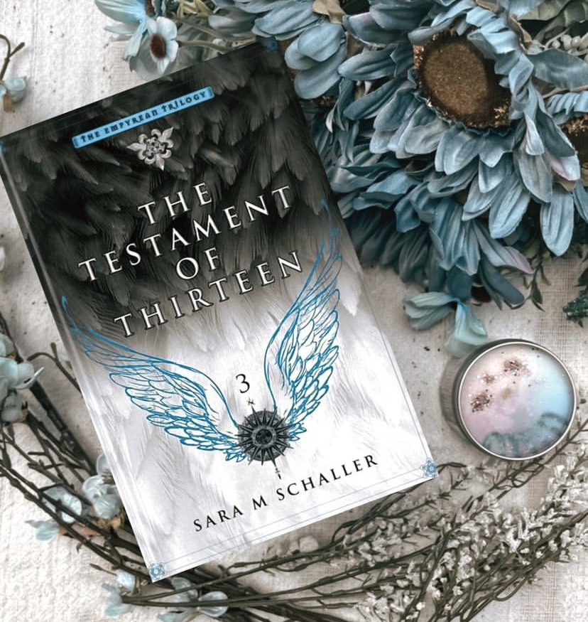 mtmctours's tweet photo. Thanks to 📸@TheBookWebb  for this stunning photo of The Testament of Thirteen by @saramschaller!!📖✨ Visit the tour stop to enter the Intl Giveaway &amp; to learn more about this epic conclusion to the Empyrean Trilogy! 😍
https://t.co/5YdvIcXDI8 https://t.co/oPEZpLXX3P