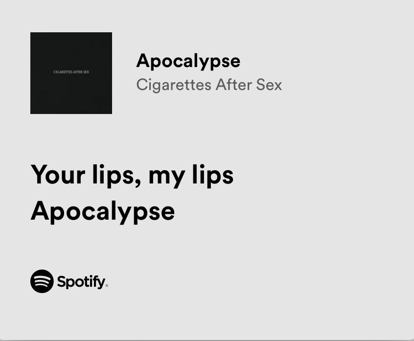 what is apocalypse cigarettes after sex about cigarettes after sex / apocalypse