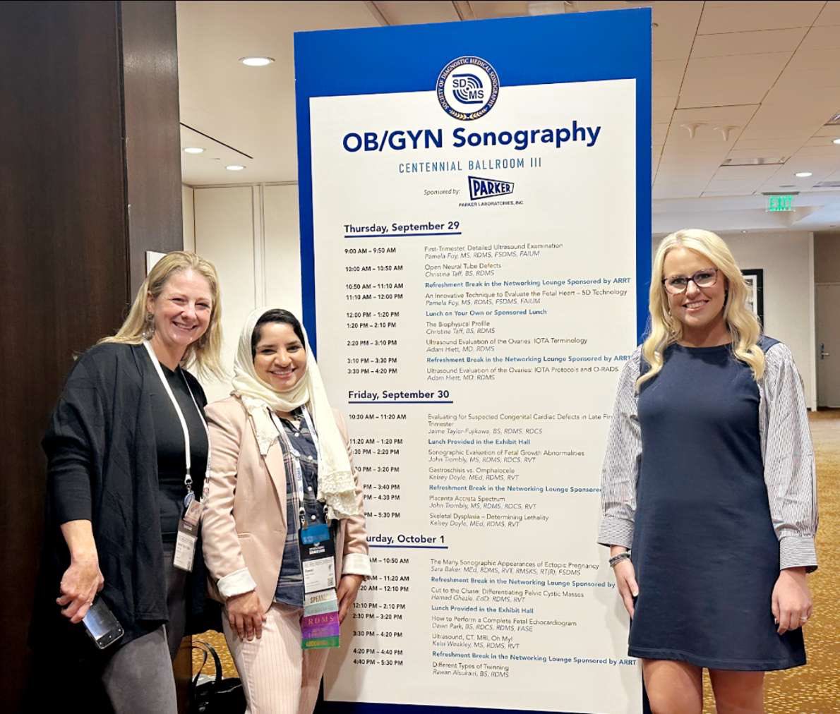 rawan_alsukairi's tweet photo. Glad to have the honor to represent for the annual conference of @TheSDMS this year !! In Atlanta, GA
Thank you SDMS๐
It wouldnโt be successful without the great organizing committee and supporting mentors. Hard work pays off ๐#SDMS #OBgYN #speaker
@TheARDMS
#ARDMS https://t.co/3nuYLFRUfG